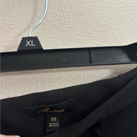 5/$15 MUST BUNDLE Monteau Classic Black Trousers - Picture 3 of 5